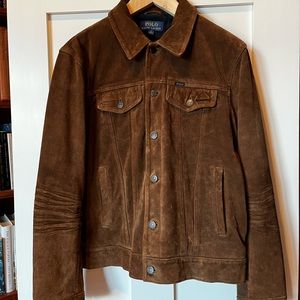 Polo Ralph Lauren Suede Trucker Jacket